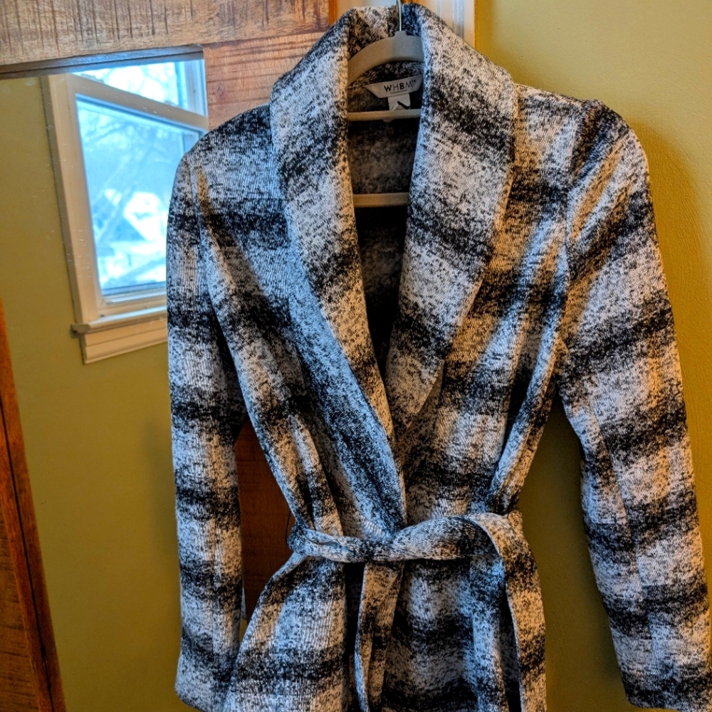 White House Black Market Space Dye jacket cardigan
